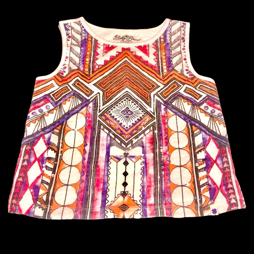 LUCKY BRAND GIRLS SIZE MEDIUM TANK NWOT